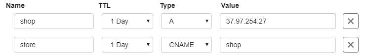 subdomain to subdomain